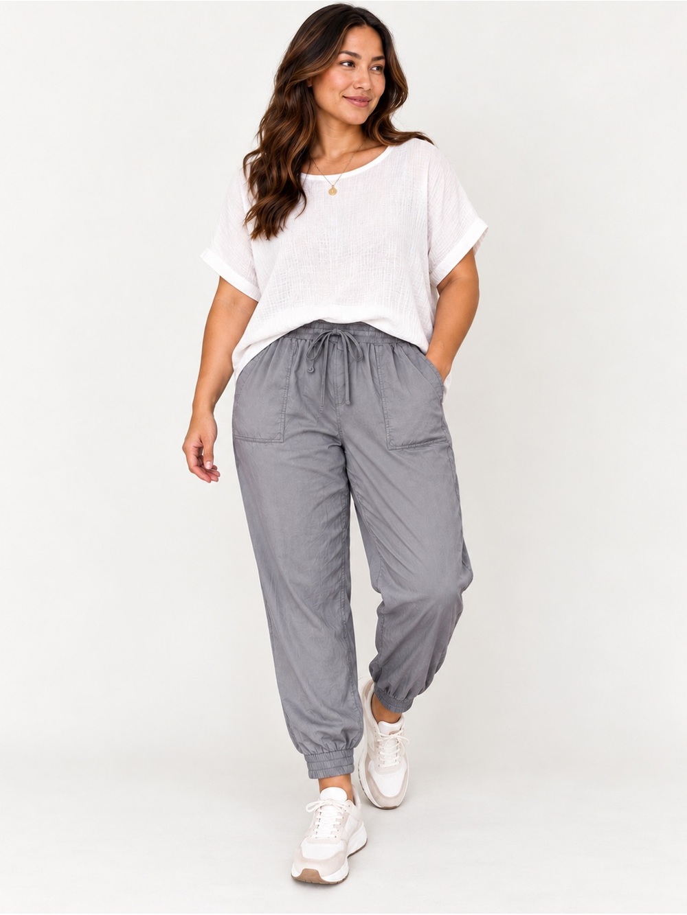 NWOT a new day Women's Jogger Pants in Gray, Large